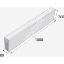 Presbeton obrubník ABO 15-10 100 x 8 x 20 cm přírodní beton 1 ks