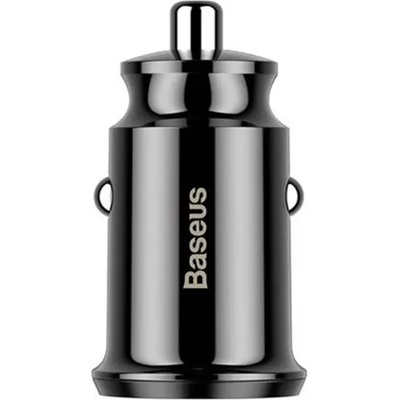 Baseus Grain Car Charger 2x USB 5V 3.1A (black) (CCALL-ML01)