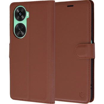 Techsuit Leather Folio puzdro pre Huawei nova 11 SE / 12 SE – hnedé