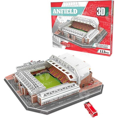 HABARRI Fotbalový stadion 3D puzzle Liverpool FC - "Anfield", 130 ks