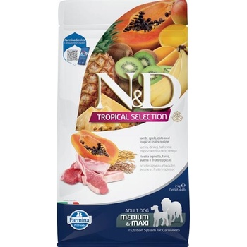 N&D Tropical Selection AG adult Medium & maxi Lamb 2 kg