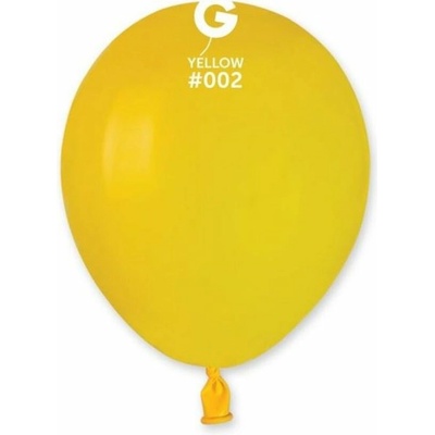 Žltý latexový mini balónek 13 cm SMART