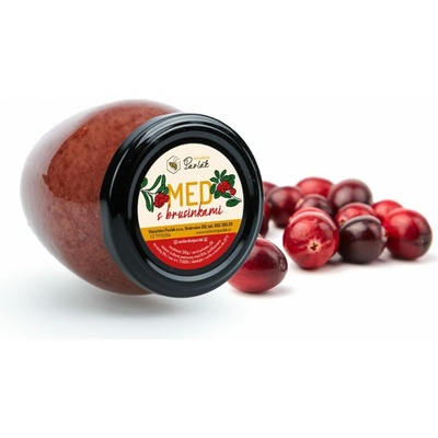 Včelařství Pavlák Med s brusinkami 250 g
