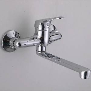 Inter Ceramic Смесител за кухня, еднолостов, Inter Ceramic Capri, финиш гланциран хром (5342041)