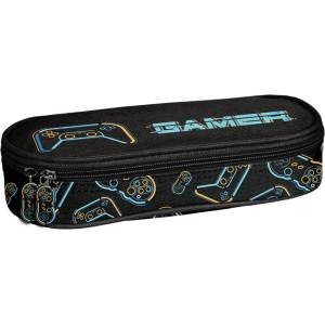 PASO Овален несесер Paso Gamer - 1 цип (PP26GM-013)