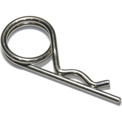 Závlačka pružinová dvojitá, nerez A2, 2,5mm 9262