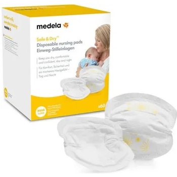 Image 1 of Medela Подплънки за кърма Medela - Safe&Dry, 60 броя (008.0323)