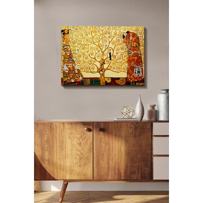 ASIR Obraz na plátně reprodukce STROM ŽIVOTA G. KLIMT 50 cm