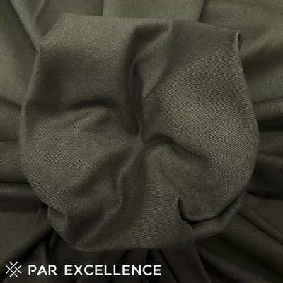 Bavlněný elastický twill tmavě zelený ARR 6702-10