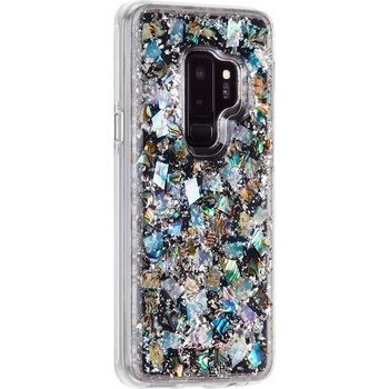 Case-Mate Karat Petals Case - дизайнерски кейс с истински цветя и с висока защита за Samsung Galaxy S9 Plus (перлен)