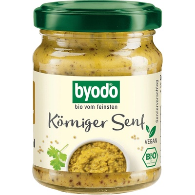 Byodo Hořčice z celých zrn bio BIO VEGAN 125 ml