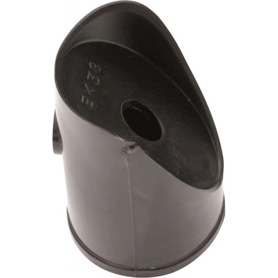 PILECKÝ Koncovka vzpěry PVC, černá, pr. 38 mm