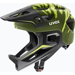 uvex Детска велосипедна каска UVEX React Fullface Jr dark olive matt