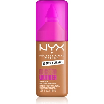 NYX Professional Makeup Make ‘Em Wonder лек матиращ фон дьо тен цвят 23 Golden Caramel 30ml