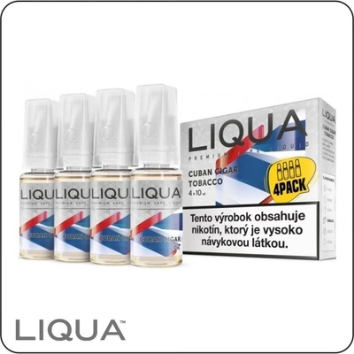 Ritchy Liqua Elements 4Pack Cuban Cigar tobacco 4 x 10 ml 3 mg
