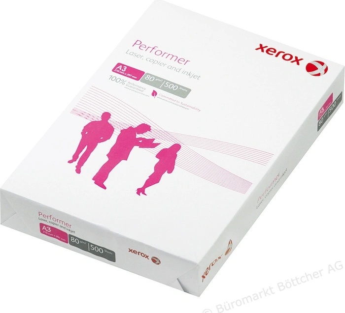 Xerox Performer Papier Multifonction Blanc 80g A3 - Carton De 5 Ramettes De 500 Feuilles
