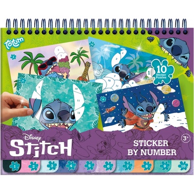 Totum nalepování podle čísel Stitch – Zboží Dáma