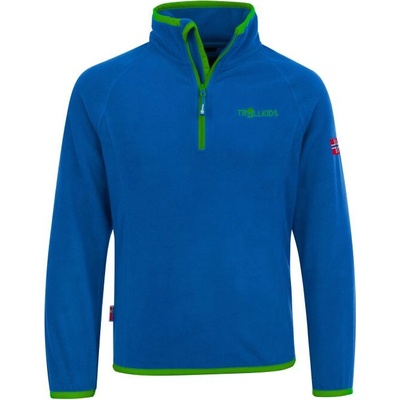 Trollkids Nordland Half Zip medium blue/green
