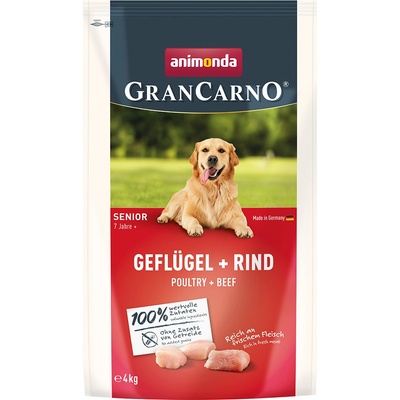 Animonda Gran Carno Senior drůbeží a hovězí maso 2 x 4 kg