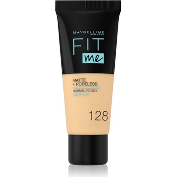 Maybelline Fit Me! Matte + Poreless matující make-up 128 Warm Nude 30 ml