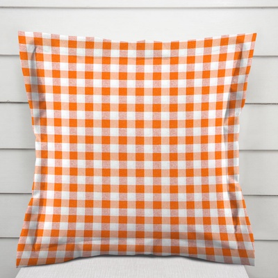 Biante Rebeka RE-005 s lemom oranžovo biela kocka stredná 30 x 50 cm