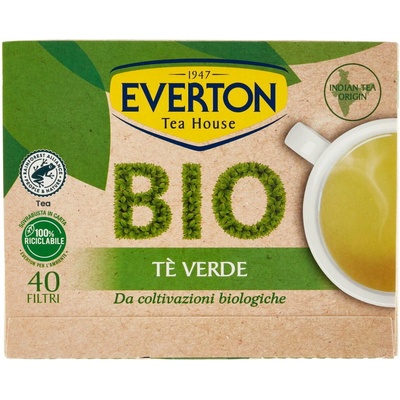 Everton bio zaleený čaj 40 ks