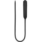 SuperLove Vibrating Extra Long Silicone Urethral Sounding Black