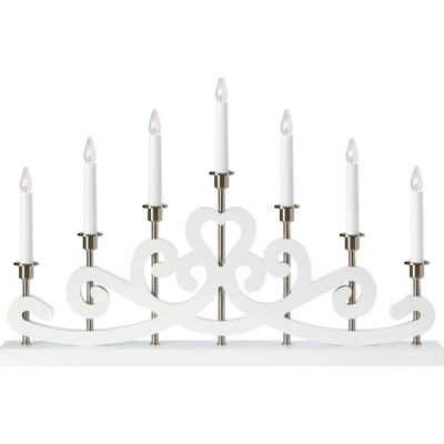 Markslöjd Markslöjd 705965 Vianočný svietnik NIGHTFALL 7xE10/3W/230V biela ML1359