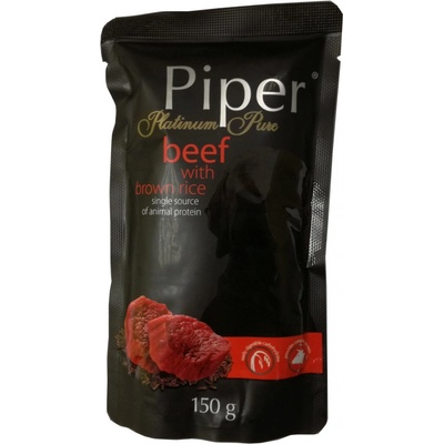 Piper Platinum Pure hovädzie a hnedá ryža 150 g