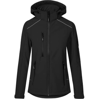 Promodoro 7855 / Дамско трислойно софтшел яке с качулка - черно m (40785500202)