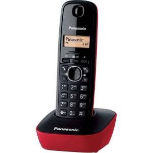  Телефон Panasonic KX-TG1611 Червен (KX-TG1611) Телефонни апарати