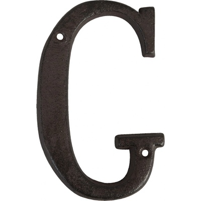 Nástěnné kovové písmeno G - 13 cm - Clayre & Eef