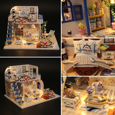 Dvedeti miniatúra domčeka U Modrého pobrežia