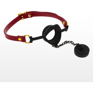 Taboom Kinky Gag with Plug Red
