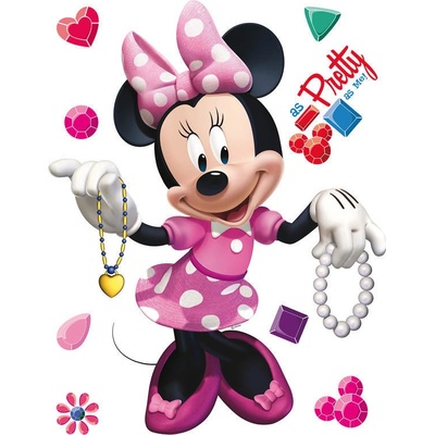 AG Design DKs 1084 samolepící dekorace Disney Minnie Mouse 30x30 cm