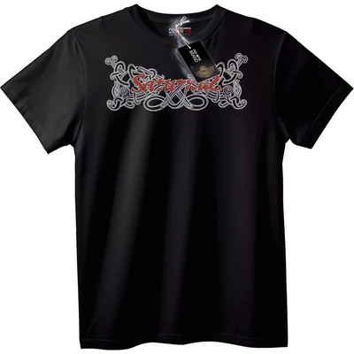 NOONEBRAND Тениска Saturnus Калиграфия - 2XL, White