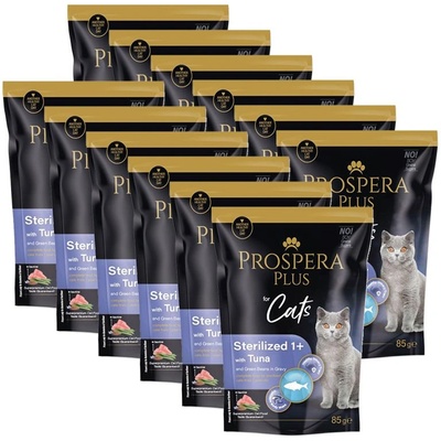Prospera Plus Sterilized 1+ Tuna & Green Beans консерви 12 x 85 г