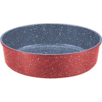 Voltz Кръгла тава за печене Oliver Voltz OV54322B30, 30х7 см, Керамично-мраморно покритие, Червен (OV54322B30)