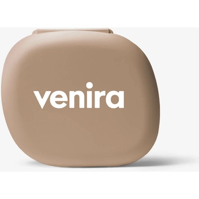 Venira pill box, světle hnědý