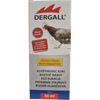 Dergall voš kuracia 50 ml