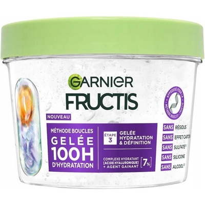 Garnier Fructis 100H Hydratačný gél na kučeravé vlasy 370ml