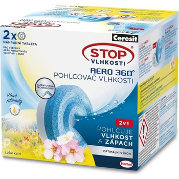 Ceresit Stop vlhkosti náhradné tablety Aero 2 x 450 g lúčné kvety