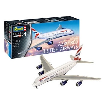 Revell Airbus A380-800 dopravce British Airways Plastic ModelKit letadlo 03922 1:144