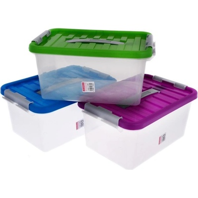 Heidrun box úložný s víkem a uchem 5L plast 29 x 19 x 14 cm