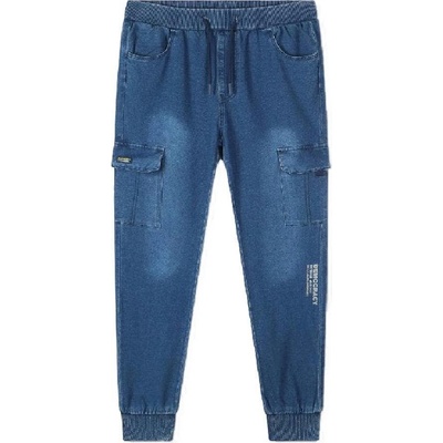 Kugo chlapecké kalhoty imitující rifle kapsáče modrá – Zboží Mobilmania