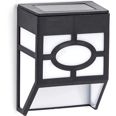 - LED соларен стенен фенер LED/0, 006W/1, 2V 2700K IP44 черен (AI0945)