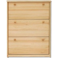 Drewmax SB113 - Dřevěný botník 72 x 29 x 115 cm