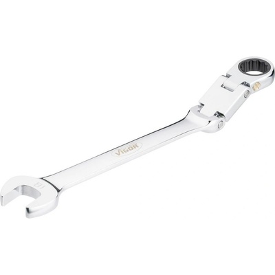 Vigor Ráčnový očko-plochý klíč s dvojitým kloubem 18 mm V6752-18