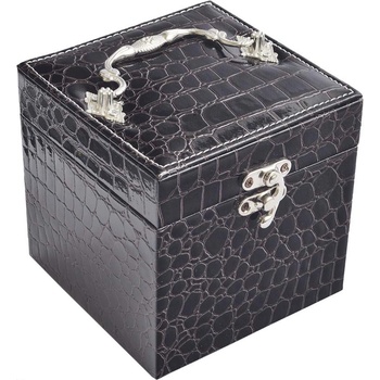 JKBox luxusní čtyřpatrová šperkovnice SP 952 A21 černá