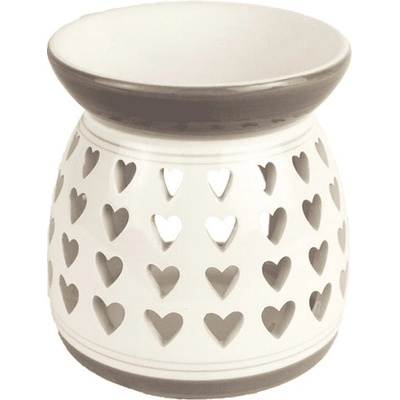 1patro Keramická aroma lampa se srdíčky X3322